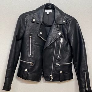 TopShop Petite Vegan Leather jacket